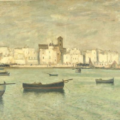 Veduta di Bari dal mare, 1942